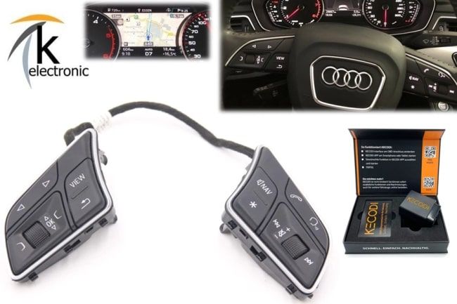 Active Sound Nachrüstung für Audi A4 B9 mit APP-Steuerung.