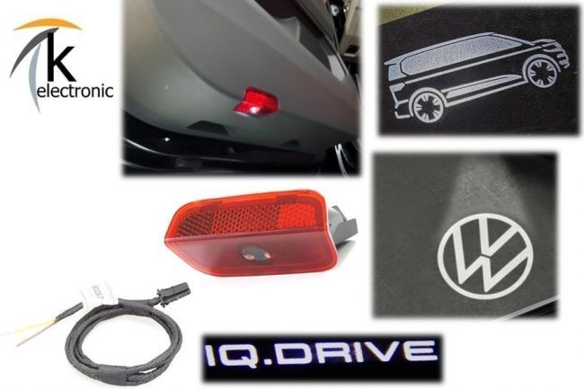 Kabelsatz Lichtpaket LED-Türbeleuchtung Ausstiegsbeleuchtung VW, Audi,  Seat, Skoda 